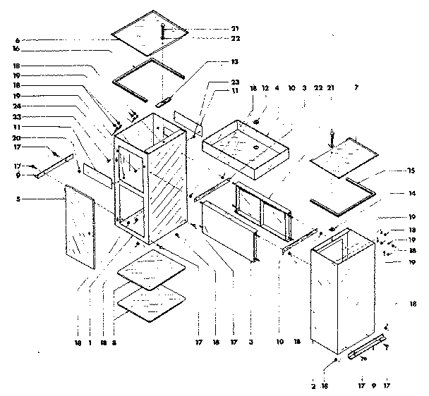 Machine stand assembly