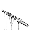 Revolving center assembly