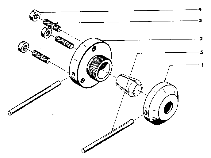 Collect attachment assembly