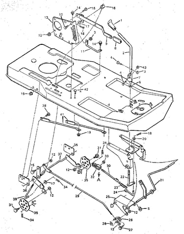 Blade housing suspension