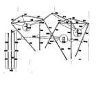 Sears 30877006 frame assembly diagram