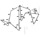 Sears 30879001 frame assembly diagram