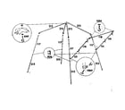 Sears 30879042 frame assembly diagram