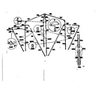 Sears 30879340 frame assembly diagram