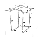 Sears 30879440 frame assembly diagram