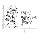 Sears 502459721 front & rear caliper hand brake diagram