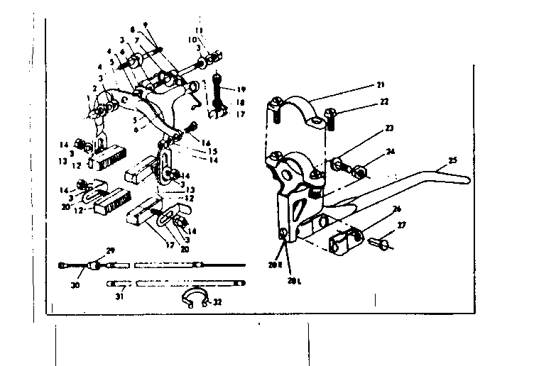 Front & rear caliper hand brake