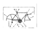 Sears 502473511 frame assembly diagram