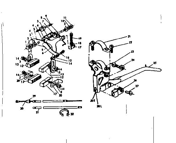 Front & rear caliper hand brake