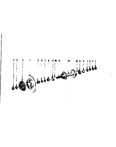 Rear hub parts