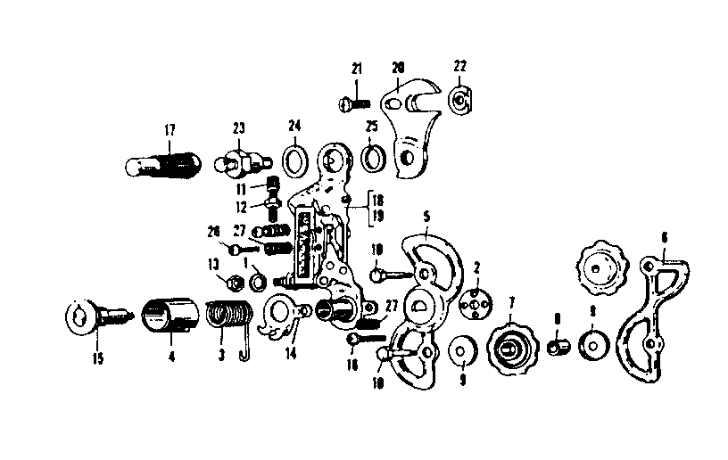 Front & rear caliper hand brake