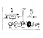 Sears 502473520 shimano click-stick front shifter parts diagram