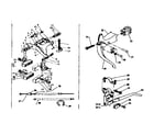 Sears 502474050 front & rear caliper hand brake diagram