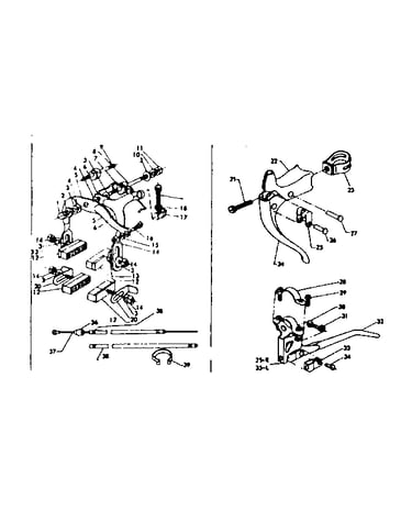 Front & rear caliper hand brake