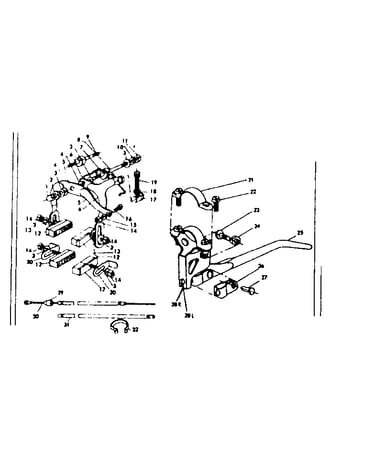 Front & rear caliper hand brake