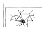 Sears 502474640 frame assembly diagram