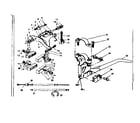 Sears 502474640 front and rear caliper hand brake diagram