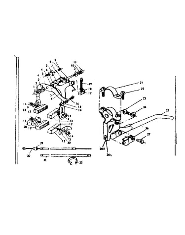 Front and rear caliper hand brake