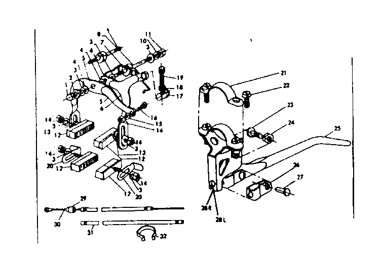 Front and rear caliper hand brake