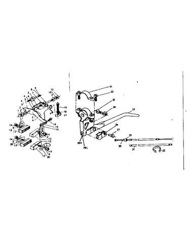 Front & rear caliper hand brake