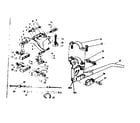 Sears 502477740 front and rear caliper hand brake diagram