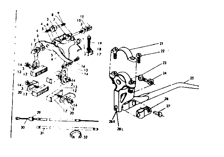 Front and rear caliper hand brake