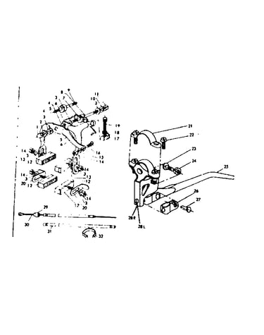 Front and rear caliper hand brake