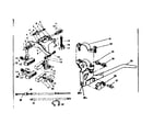 Sears 502477760 front and rear caliper hand brake diagram