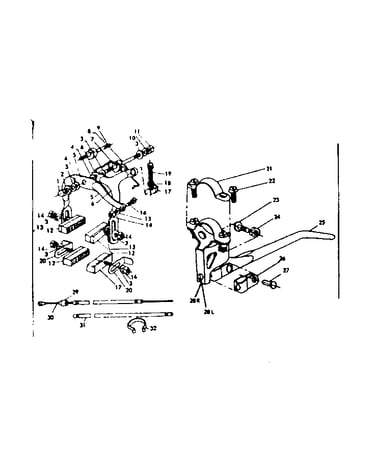 Front and rear caliper hand brake
