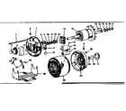 Craftsman 11312270 115, 230 volts, 60 cycles, 1725 r.p.m. diagram