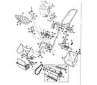 Craftsman 53613650 handle assembly diagram