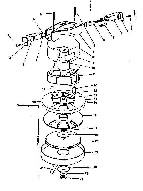 Field and armature assembly