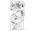 Kenmore 116A88600 attachment parts diagram