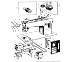 Kenmore 158152 motor assembly diagram