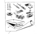 Kenmore 158152 attachment parts diagram