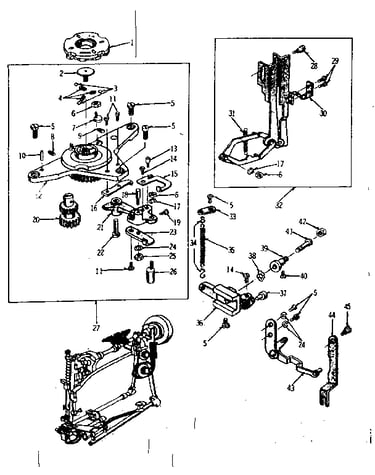 Cam driver axel assembly