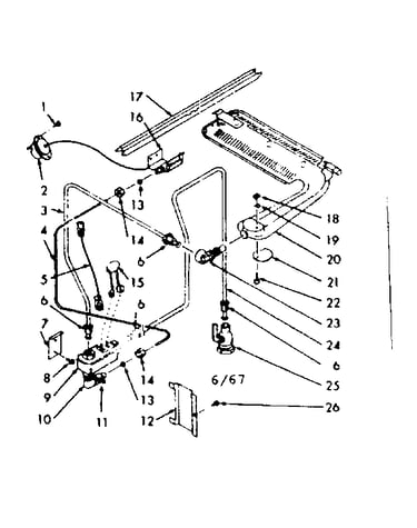 Burner section