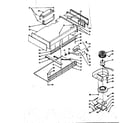 Kenmore 1035266760 hood and blower assembly diagram