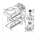 Kenmore 1035496740 hood and blower assembly diagram