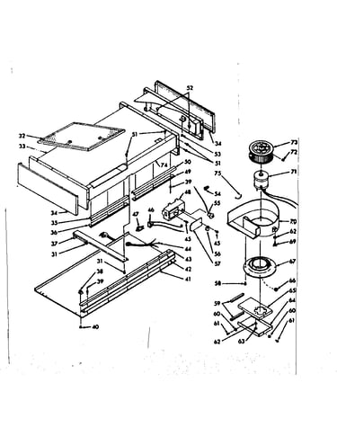 Hood and blower assembly