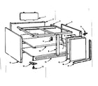 Kenmore 103700300 cabinet base diagram