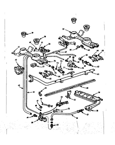 Burner section