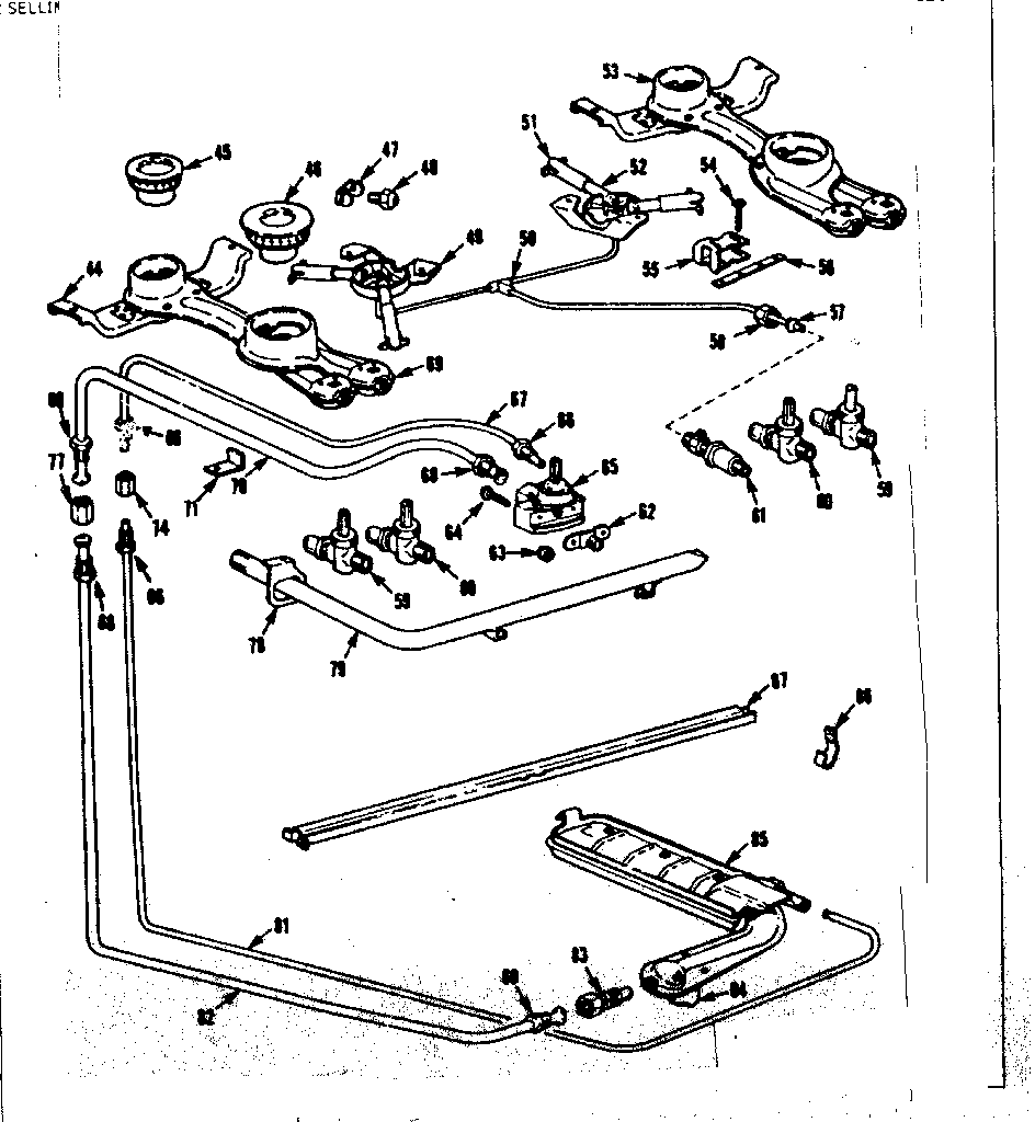Burner section