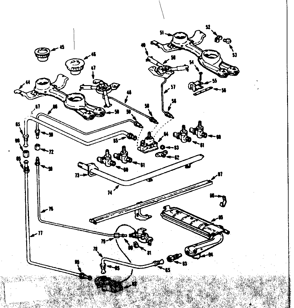 Burner section