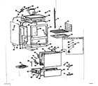 Kenmore 1037326602 body section diagram