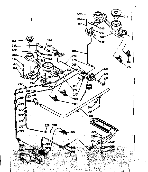 Burner section