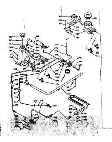 Burner section