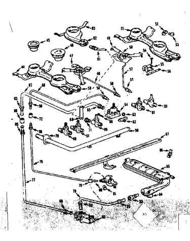 Burner section