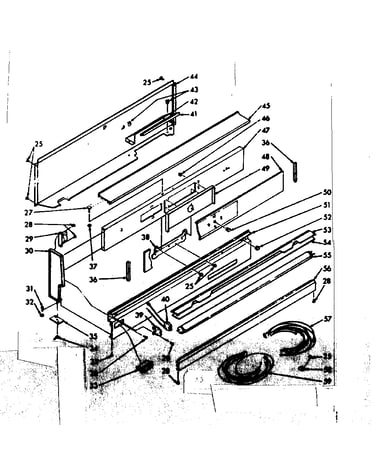 Backguard section