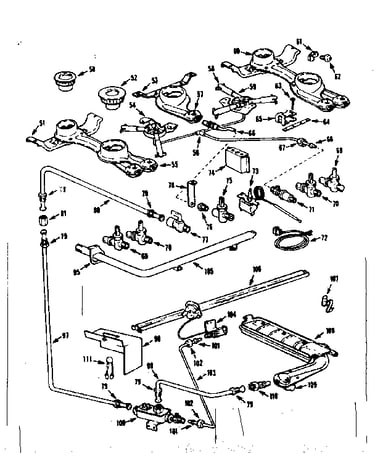 Burner section